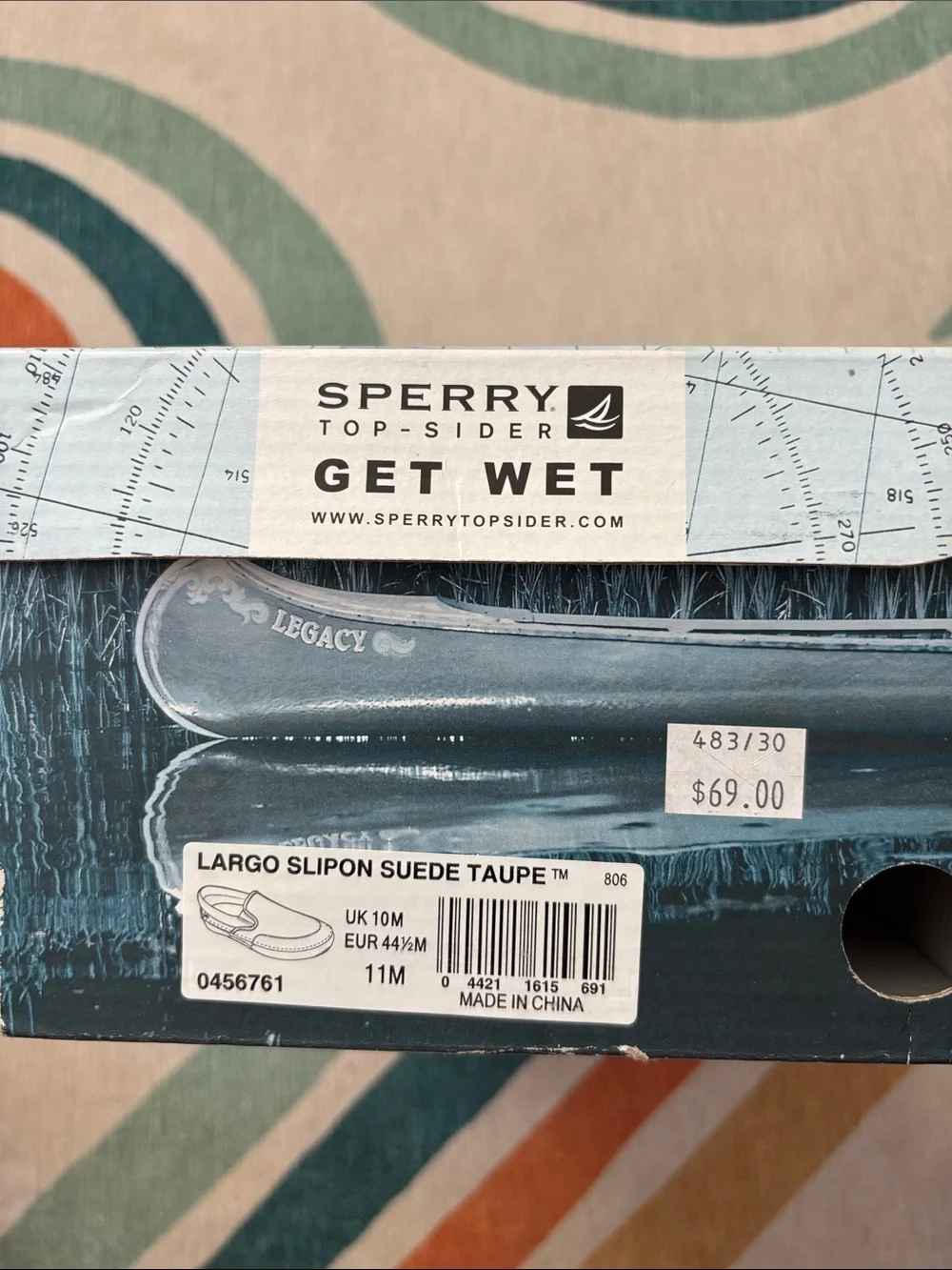 Sperry breathable perforated